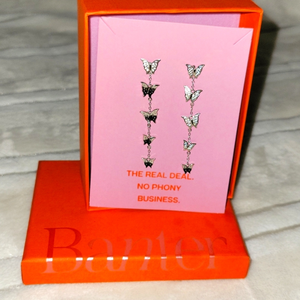 Butterfly Drop Earrings